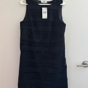 NEW WITH TAGS Elegant Black Sleeveless Dress